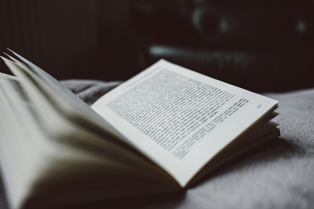 Open book with pages fanned out