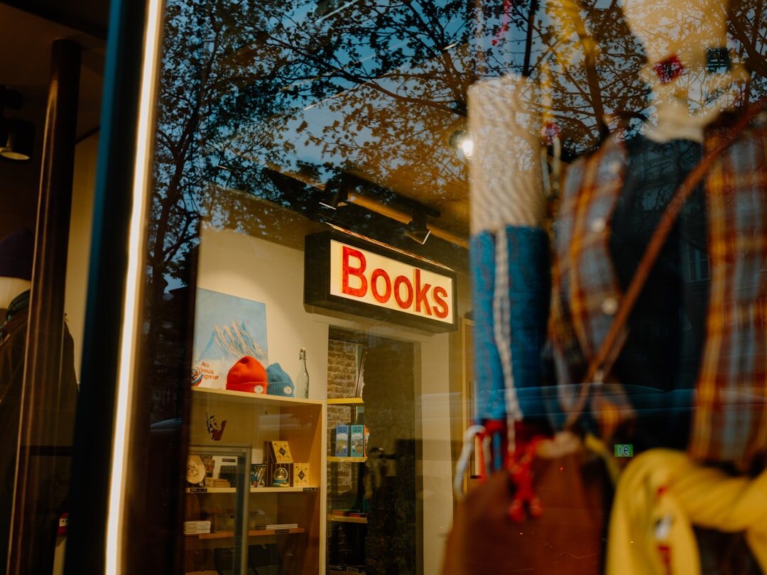 bookstore window display